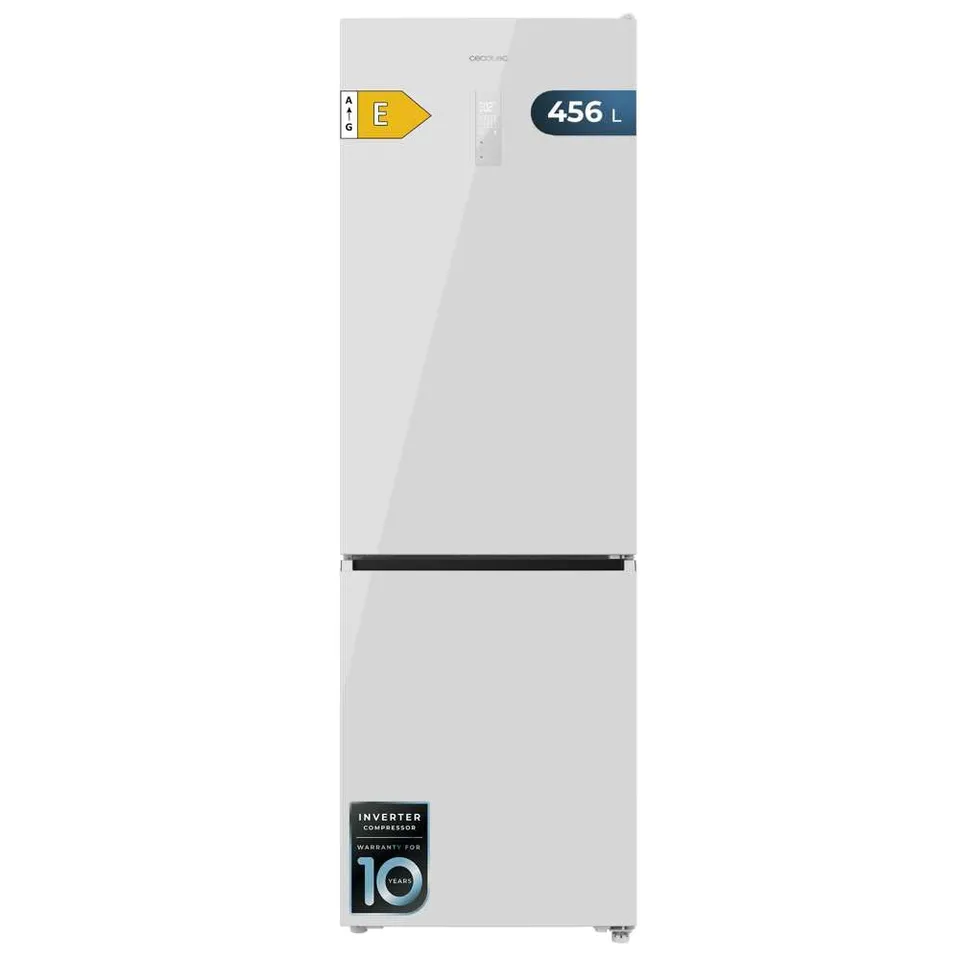 cecotec-bolero-coolmarket-combi-456-white-glass-e-k-hlschrank image 1