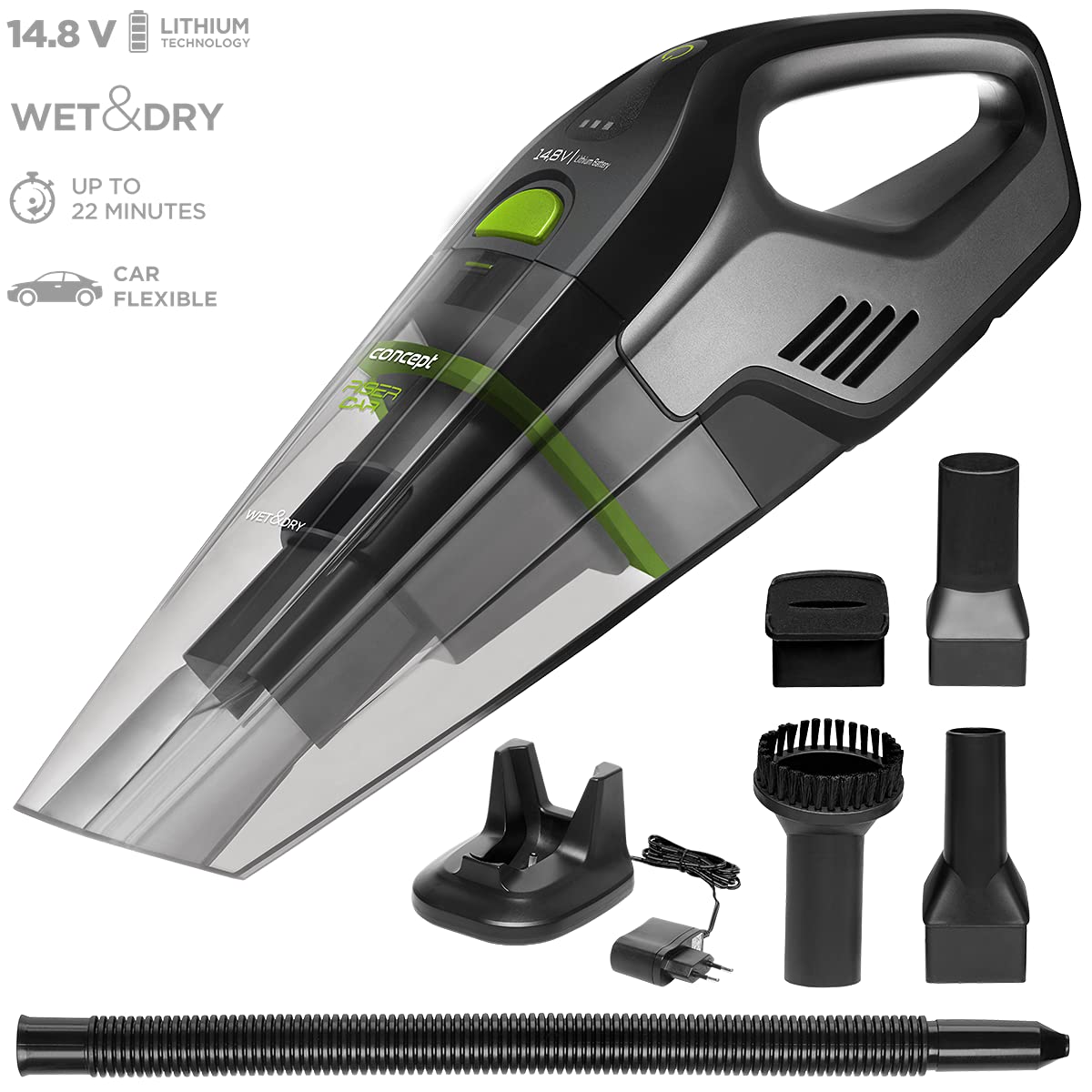 concept-vp4352-wet-dry-handstaubsauger-14-8v-0-5l-hepa image 2