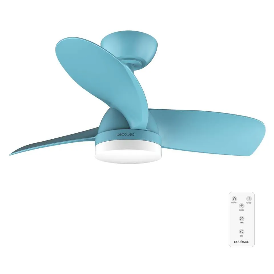 cecotec-aero-3050-sky-deckenventilator-36-zoll-blau-mit-led image 1