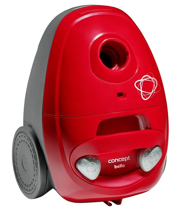 concept-vp8350-bello-bodenstaubsauger-mit-beutel-rot-700-w image 1