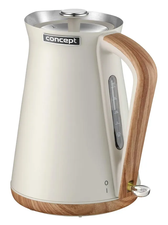 concept-rk3310-nordic-wasserkocher-1-7-l-creme-edelstahl image 1
