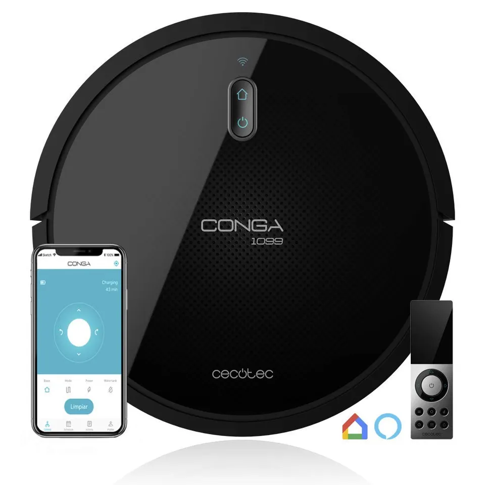 cecotec-conga-1099-saugroboter-wischfunktion-1400pa-app image 1