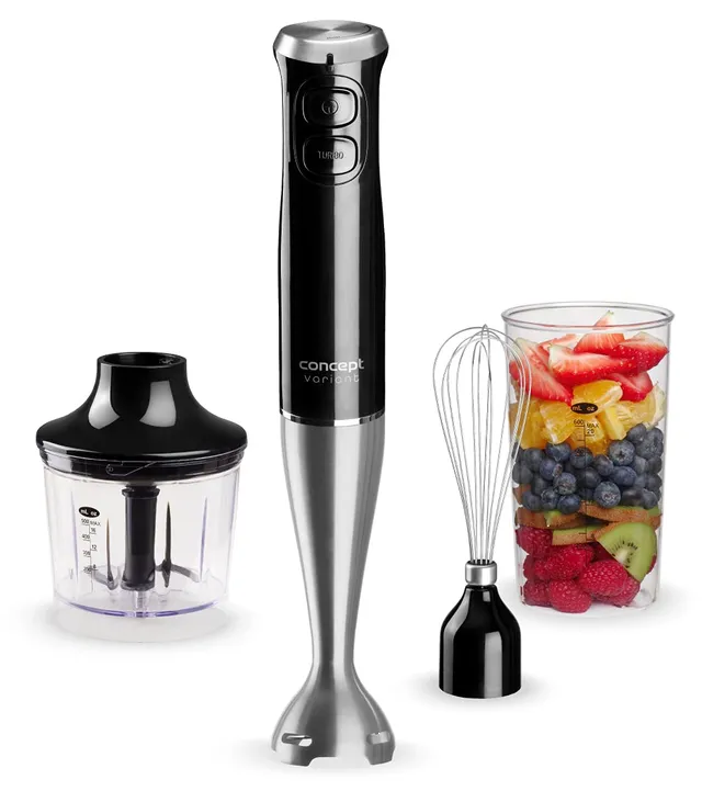 concept-tm4820-stabmixer-set-600w-schwarz-turbo-edelstahl image 1