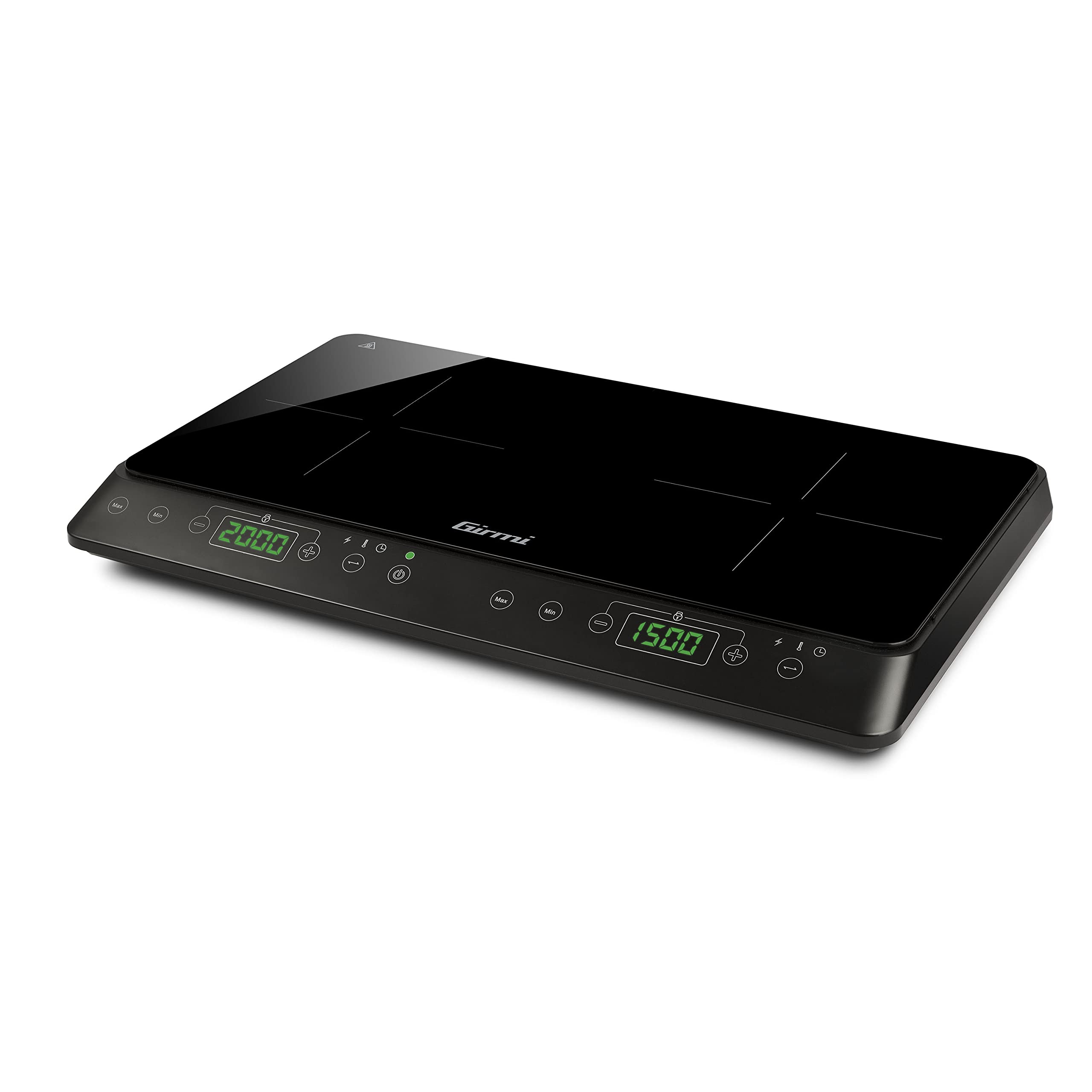girmi-pi51-doppel-induktionsplatte-3500-w-schwarz image 1