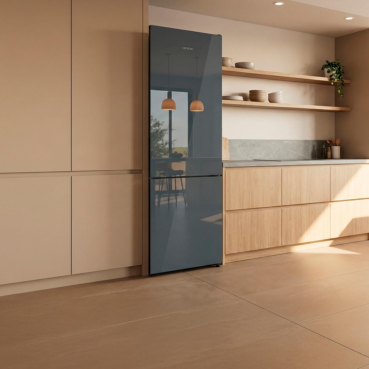 cecotec-bolero-coolmarket-combi-356i-k-hlgefrierkombi-grau-glas-e image 3