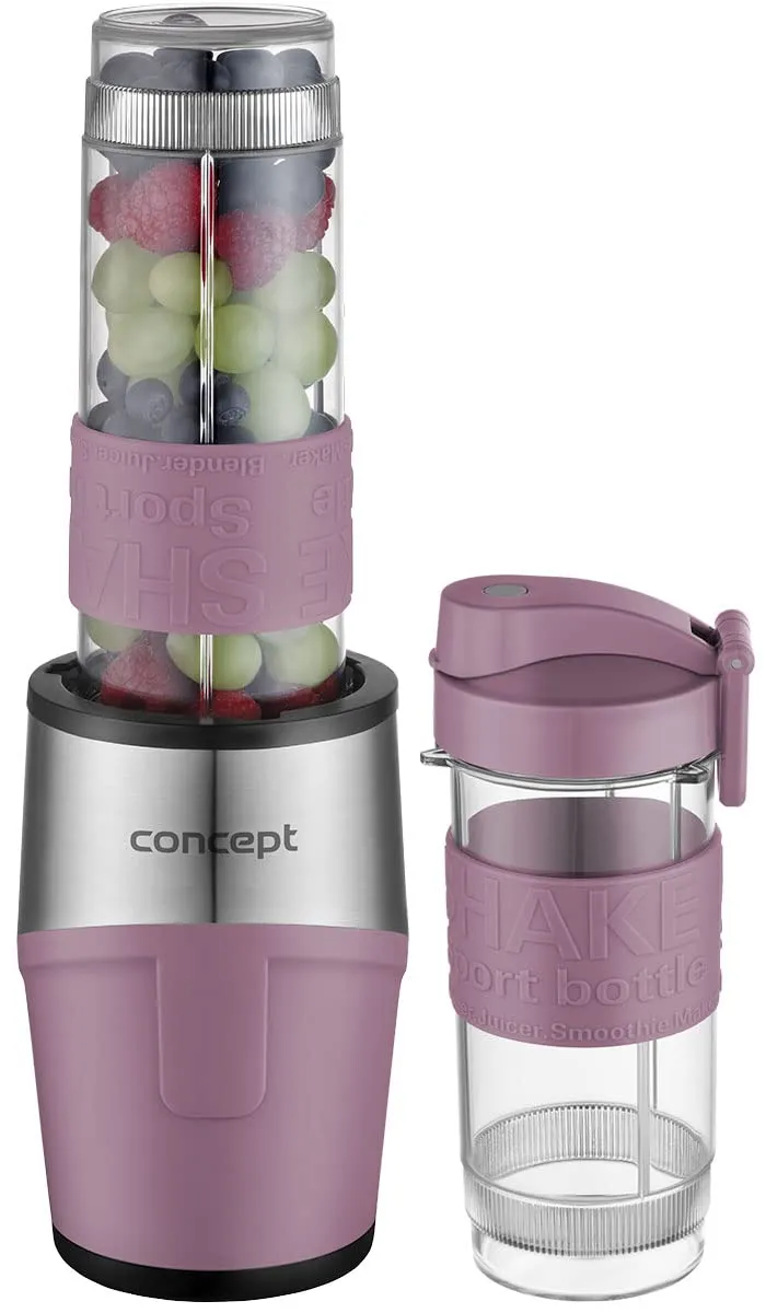 concept-sm3483-smoothie-maker-dusty-rose-500-w-2-flaschen image 1