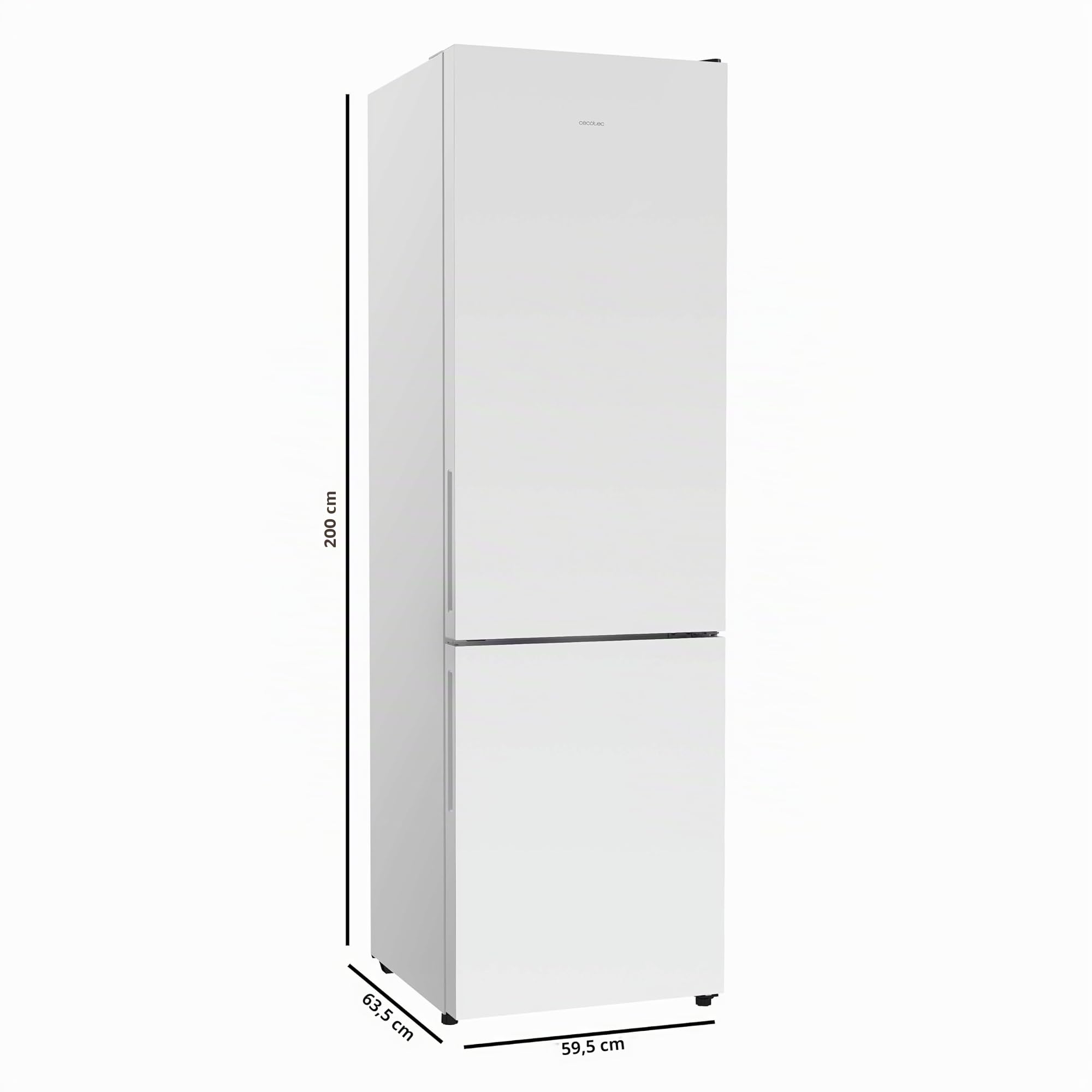 cecotec-bolero-coolmarket-combi-356i-k-hlschrank-wei-e image 2