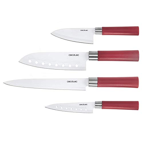 cecotec-messerset-4-teilig-japanisch-rot-keramik-santoku image 8