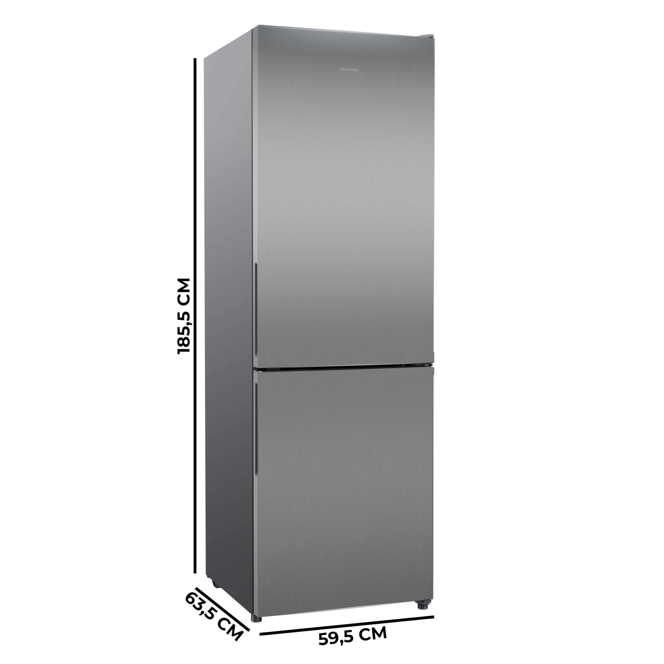 cecotec-bolero-coolmarket-combi-322i-k-hlschrank-322-l-inox image 2