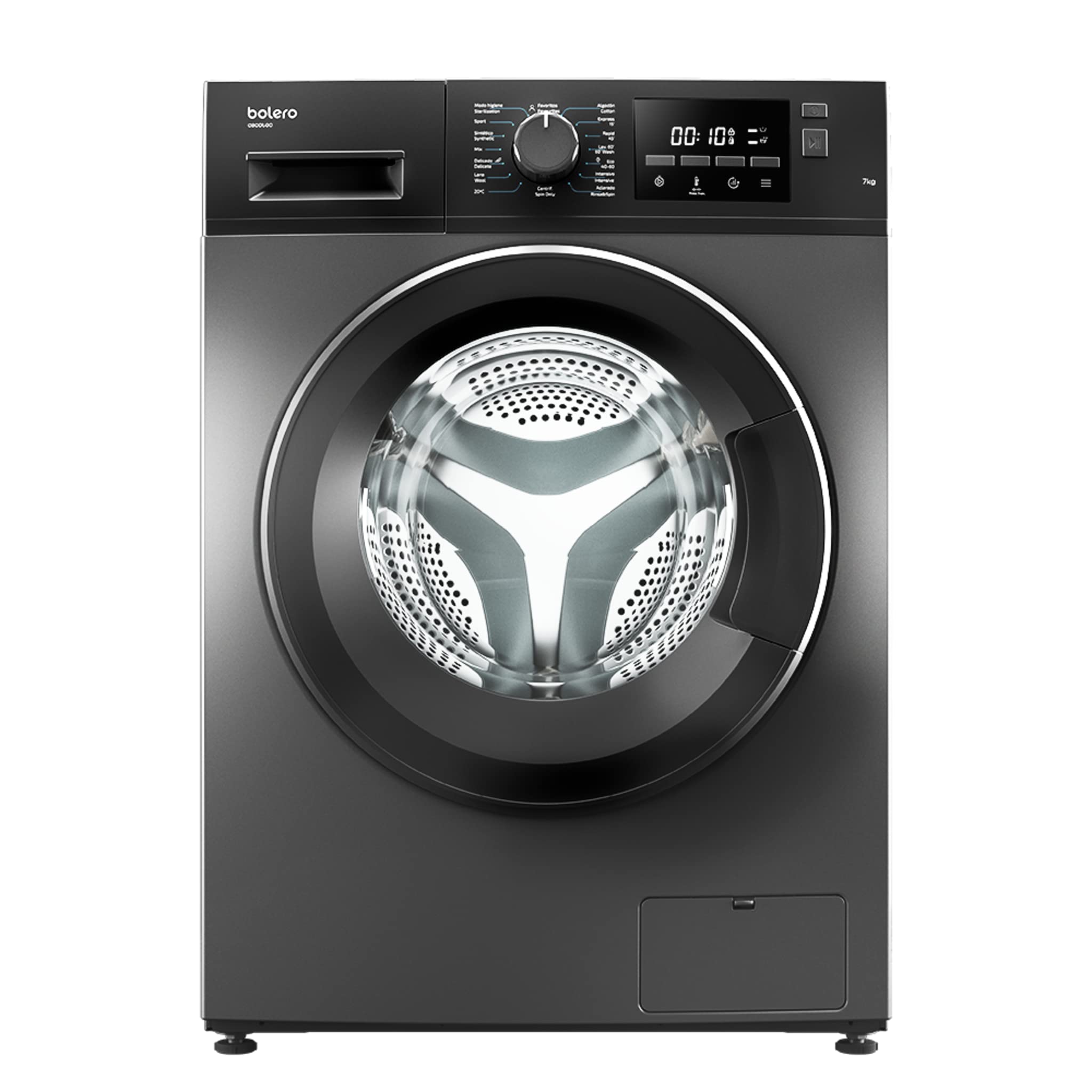 cecotec-bolero-dresscode-7200-steel-waschmaschine-7-kg image 1