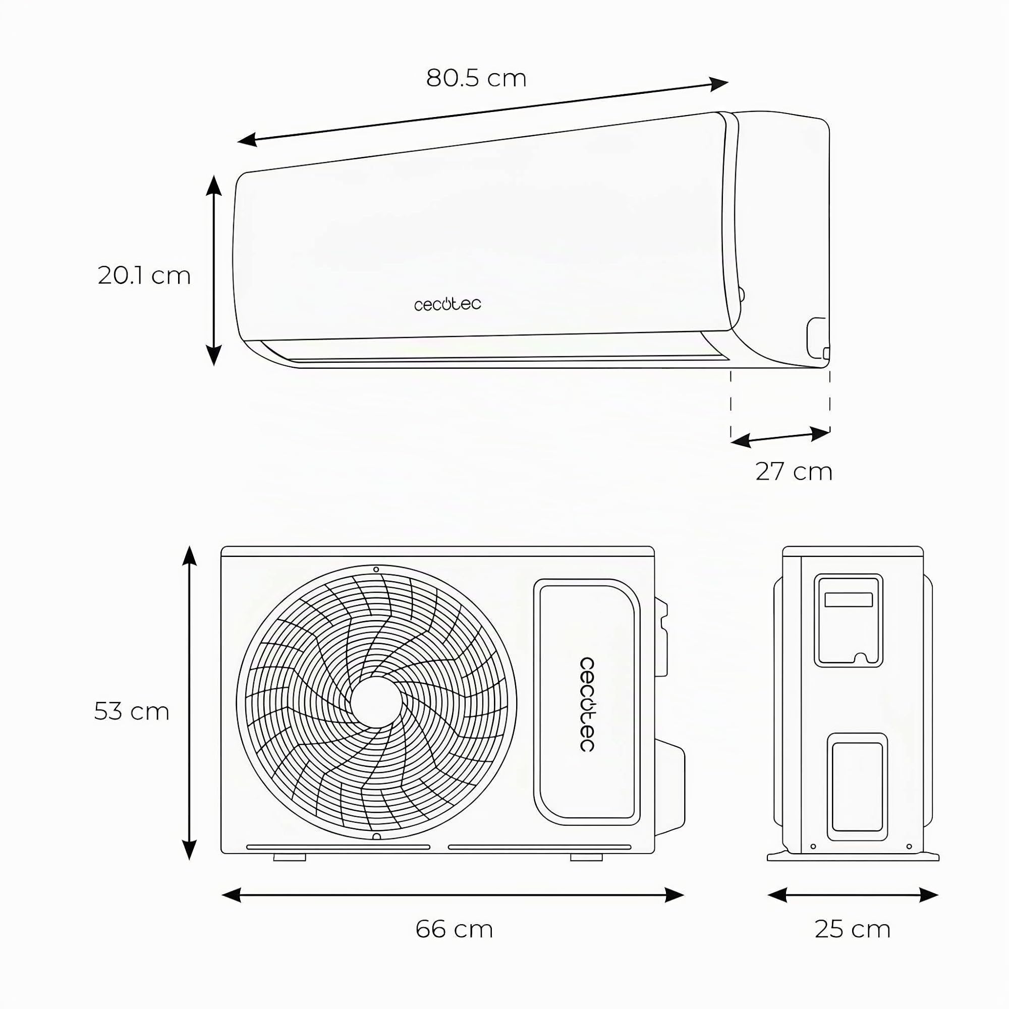 cecotec-airclima-12000-wind-connected-split-klimaanlage image 2