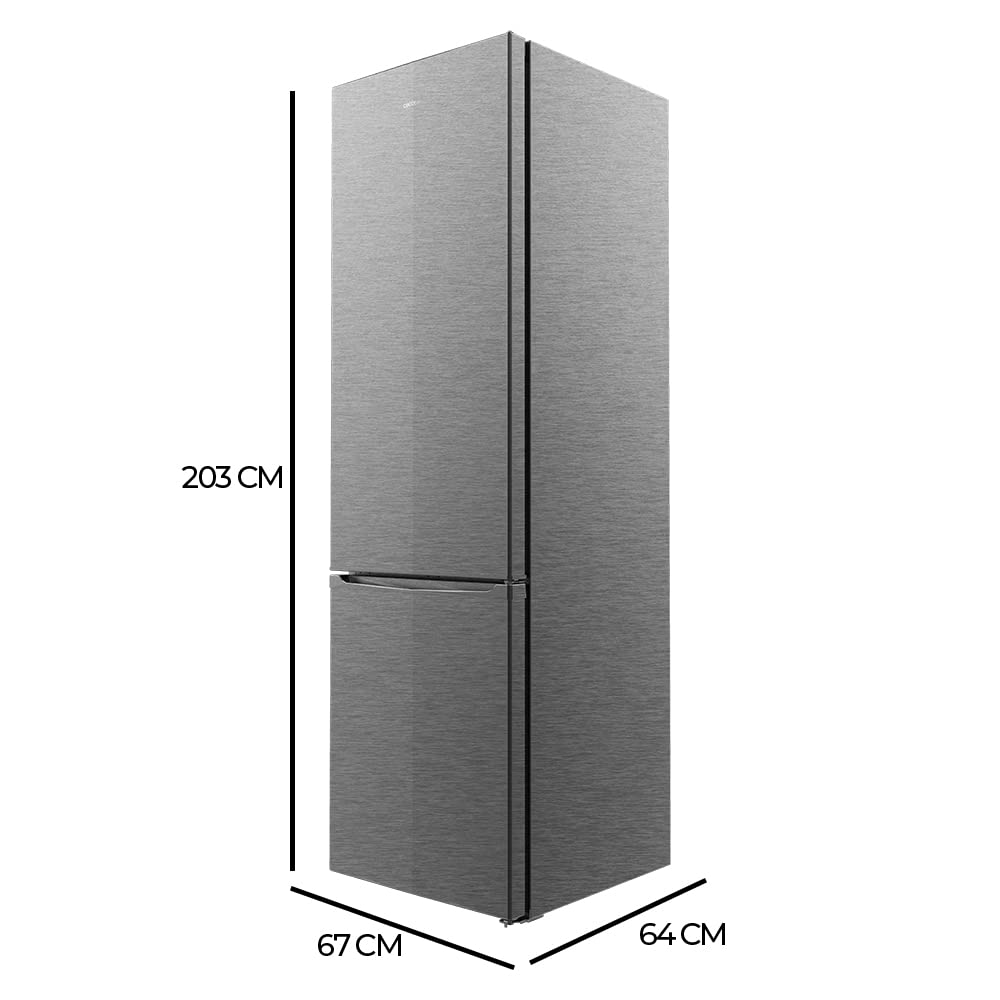 cecotec-bolero-coolmarket-kombi-366-inox-k-hlschrank-360-l-no-frost image 6