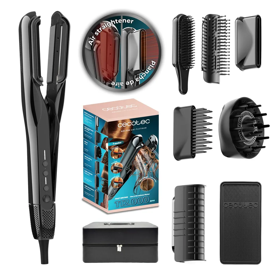 cecotec-airlisse-6in1-elite-hairstyler-schwarz-mit-luft image 1