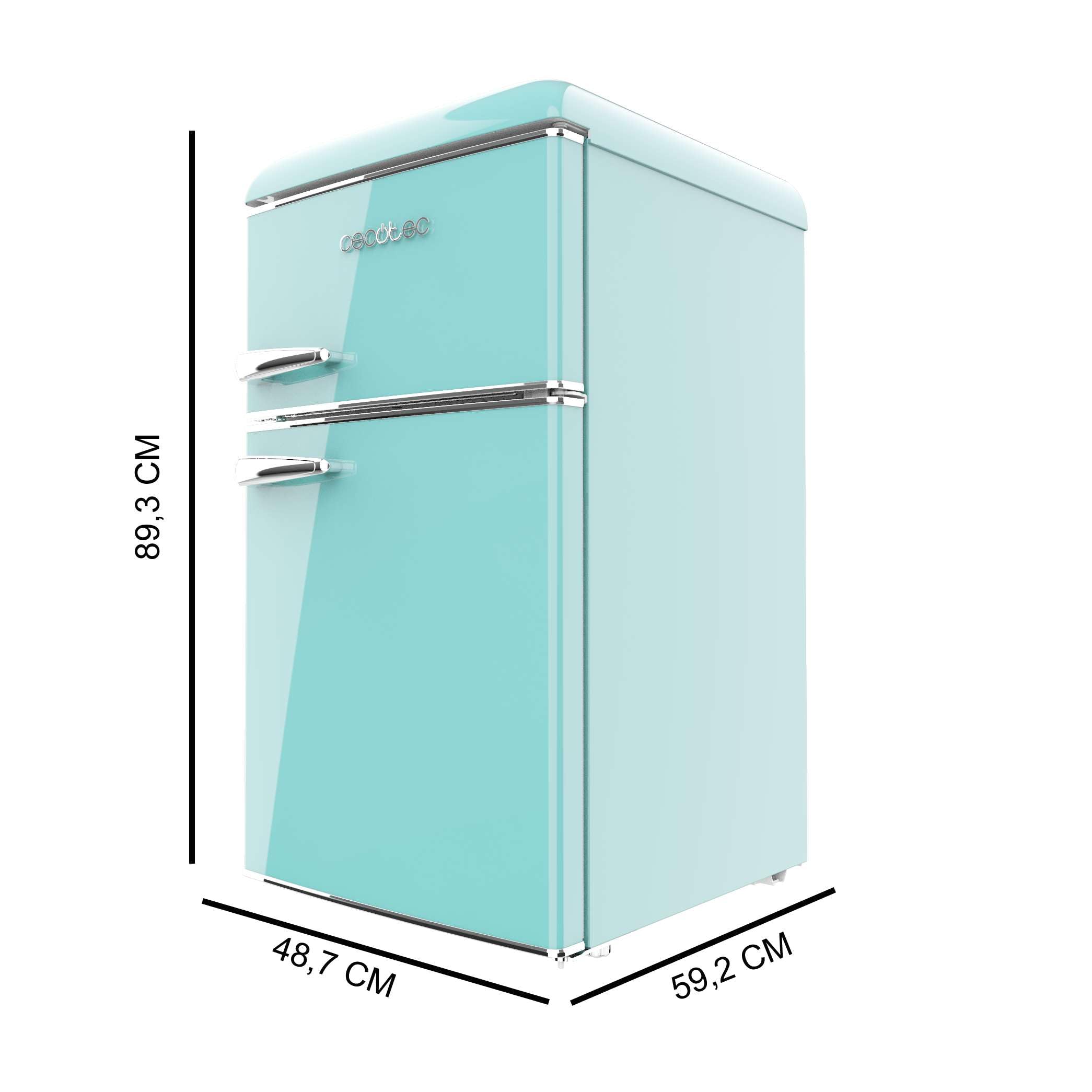 cecotec-bolero-coolmarket-2d-origin-86-mini-k-hlschrank-86l-gr-n image 2