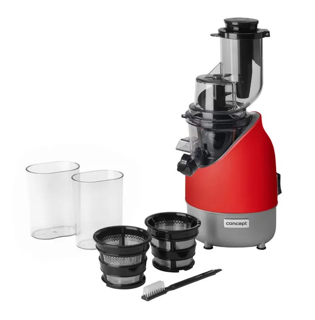 concept-lo7091-slow-juicer-rot-80-mm-2-siebe-600-ml image 1