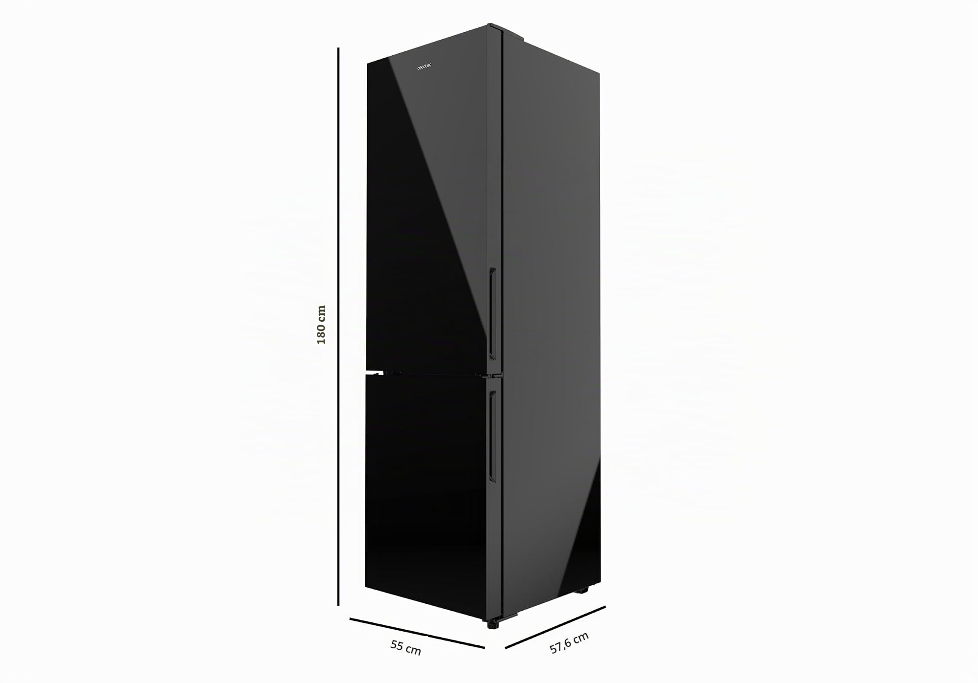 cecotec-bolero-coolmarket-combi-250-k-hlschrank-black-glass-e image 2