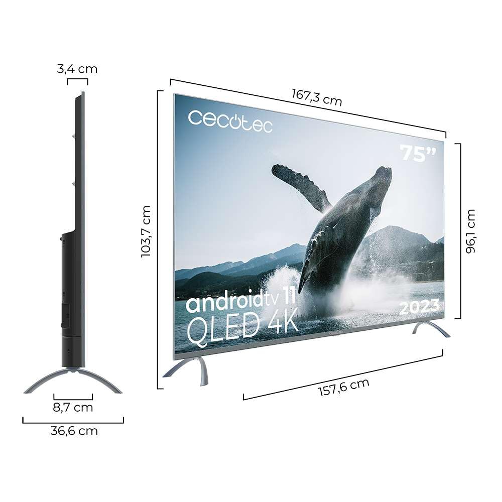 cecotec-v3-vqu30075-s-qled-fernseher-75-zoll-120hz image 2