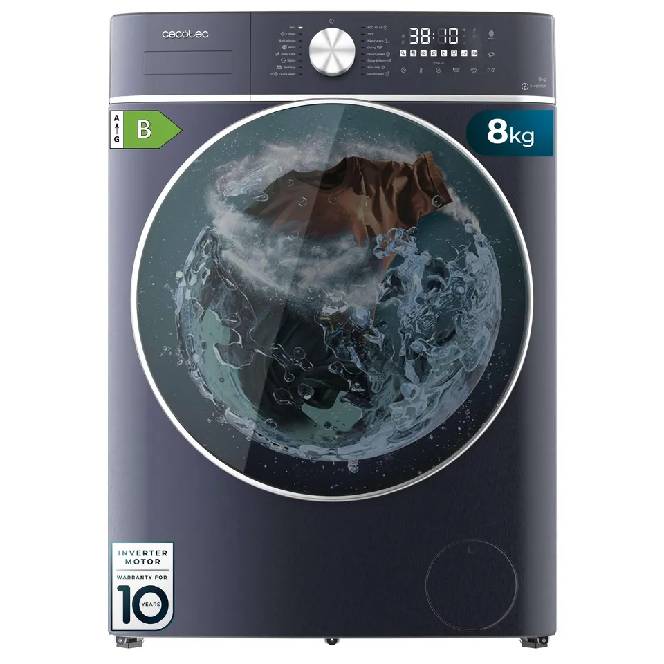 cecotec-bolero-wash-dry-8580-waschtrockner-8-5-kg-ice-blue image 1