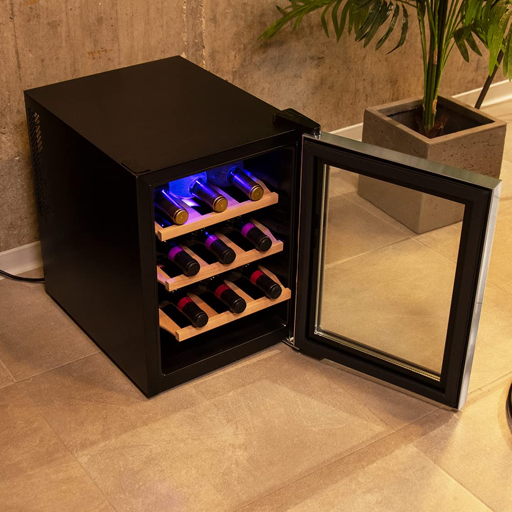 cecotec-grandsommelier-1220-coolwood-weink-hlschrank-12-flaschen-leise image 3