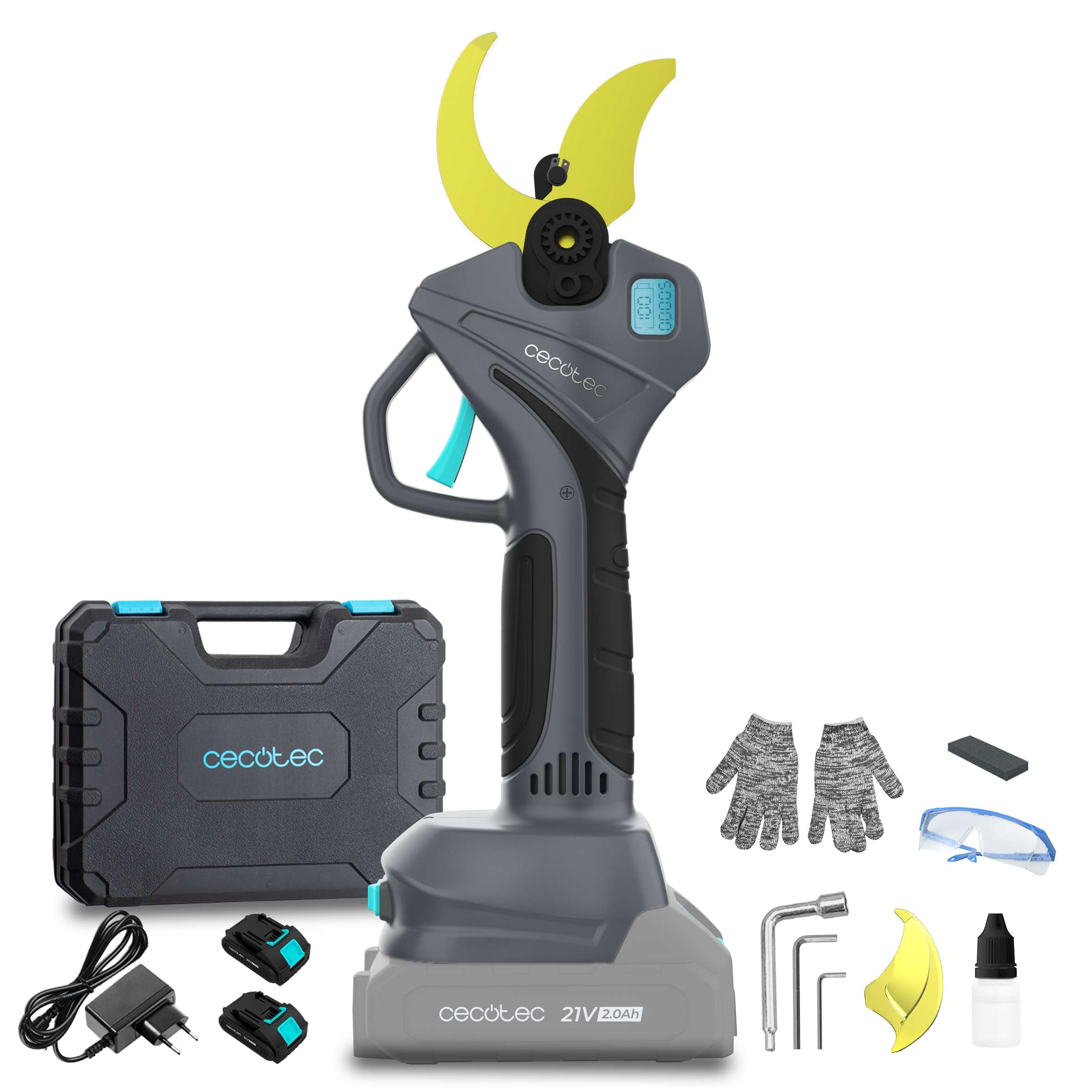 cecotec-titancut-5000-akku-gartenschere-21-v-50-mm-mit-koffer image 1