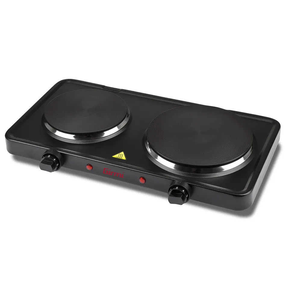 girmi-pe36-doppelkochplatte-schwarz-2500-w-gusseisen image 1