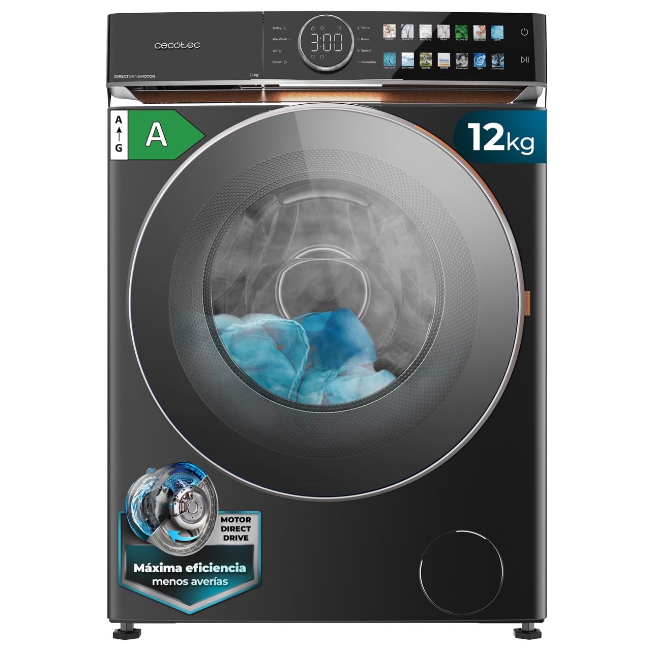 cecotec-bolero-dresscode-12980-waschmaschine-10-kg-a image 1