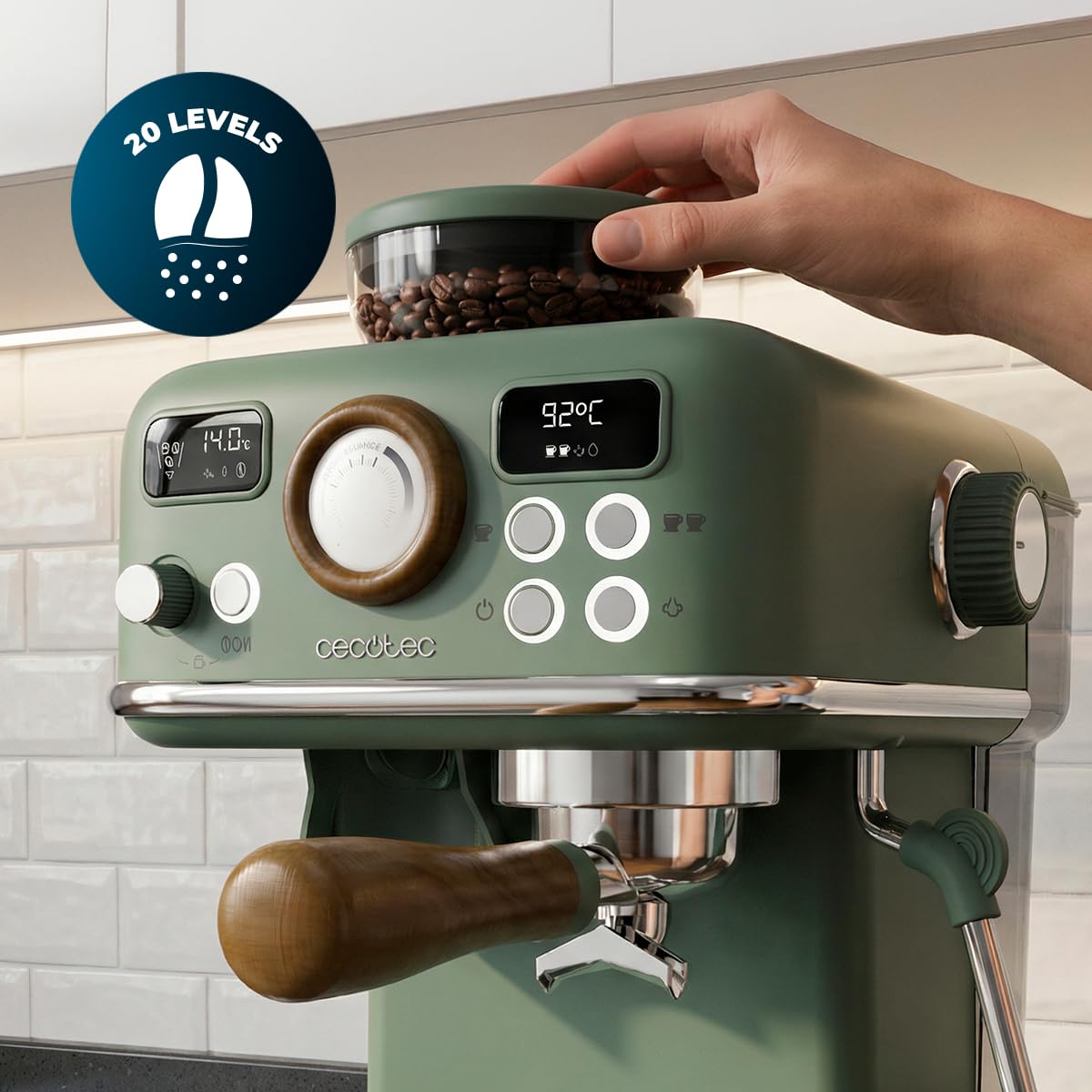 cecotec-power-espresso-20-tradizionale-grind-siebtr-ger-1-8l image 8
