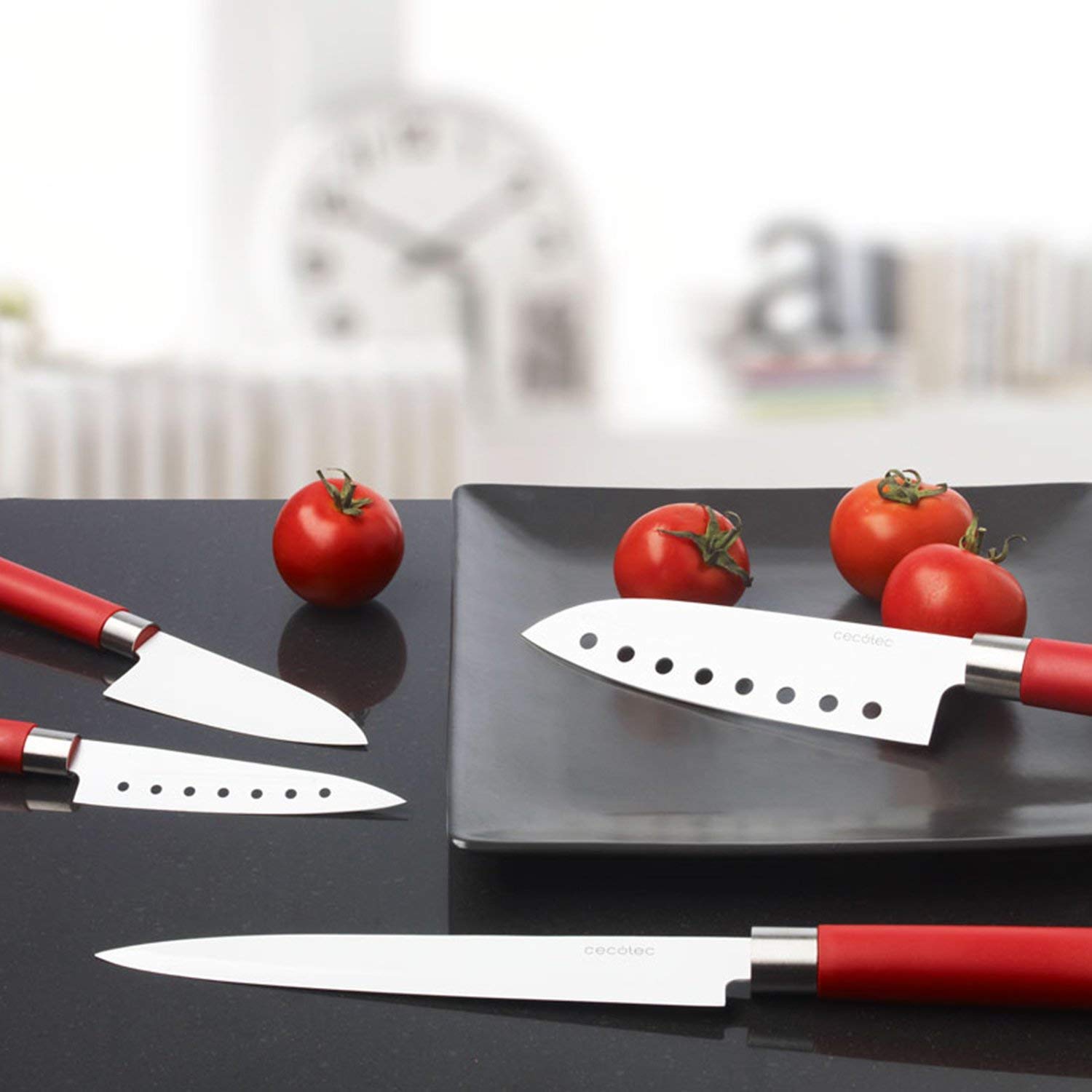 cecotec-messerset-4-teilig-japanisch-rot-keramik-santoku image 5