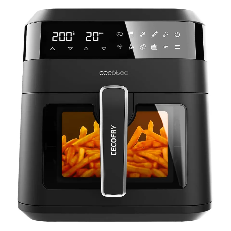 cecotec-cecofry-window-6000-hei-luftfritteuse-6l-schwarz image 1