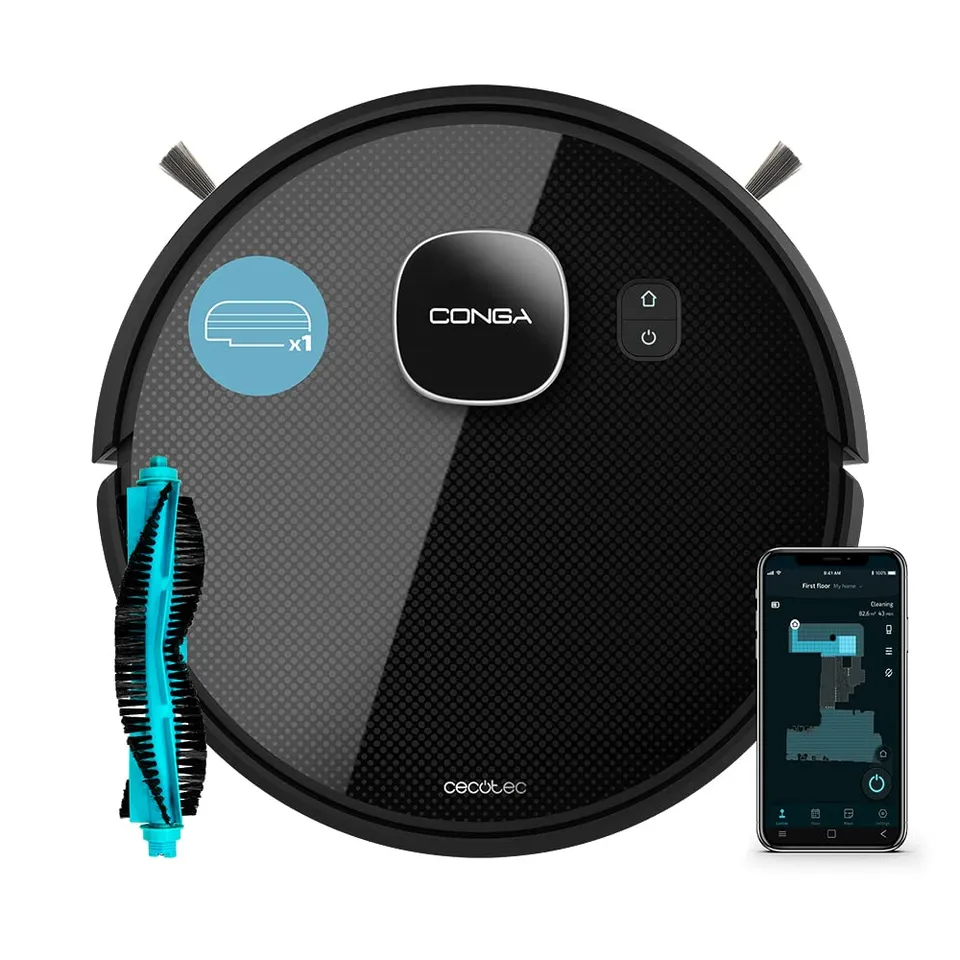 cecotec-conga-eternal-max-x-treme-saugroboter-schwarz-laser image 1