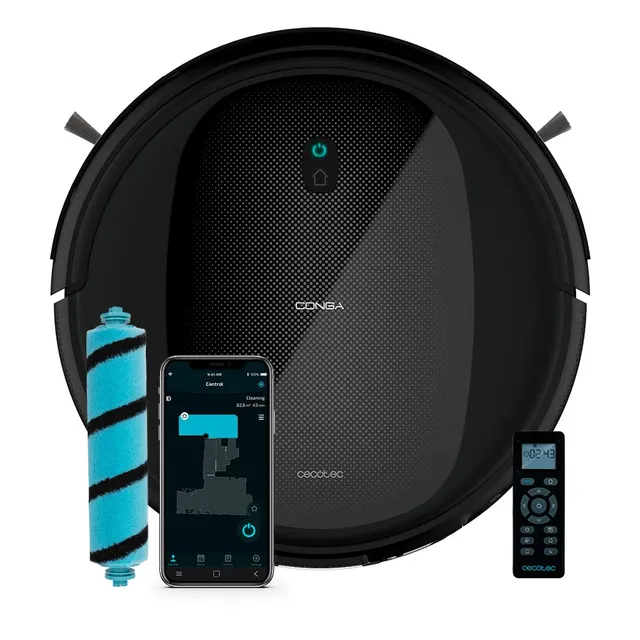 cecotec-conga-perfect-clean-connected-saugroboter-2100-pa-schwarz image 1