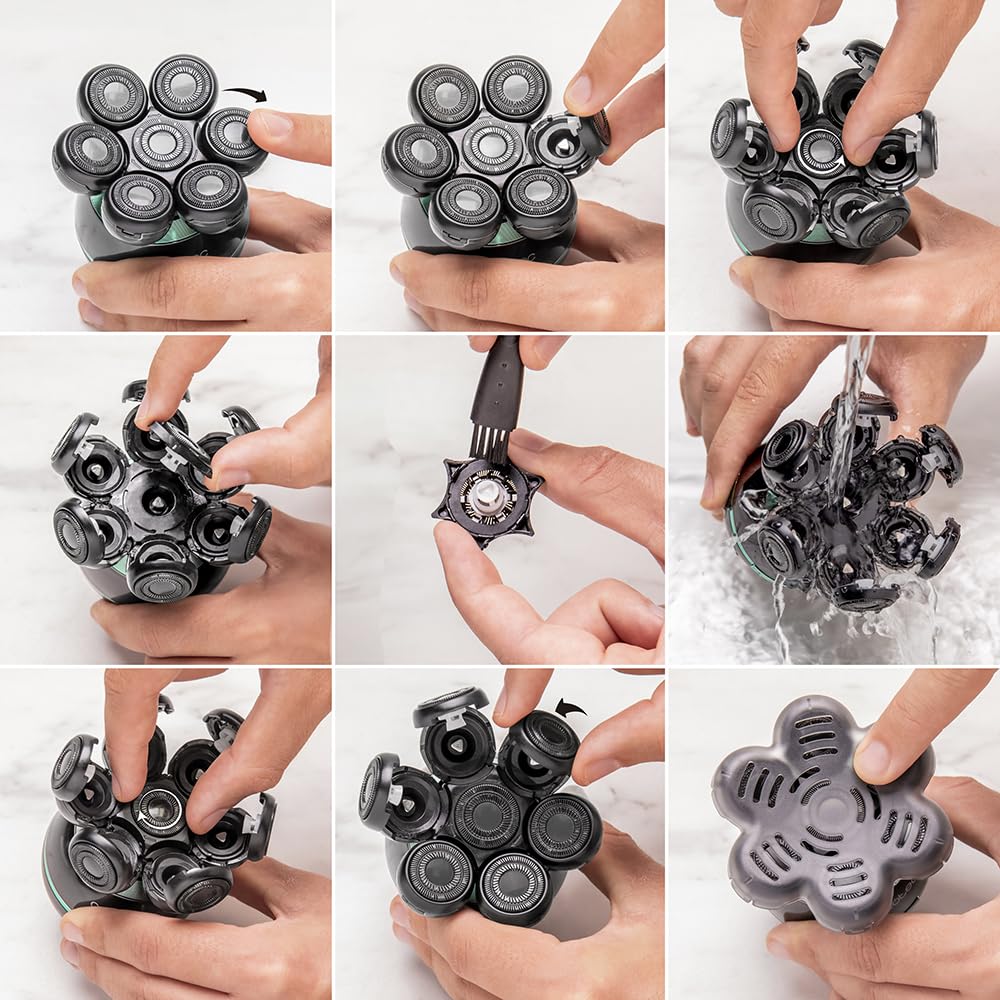 cecotec-bamba-precisioncare-skull-shaver-kopfrasierer-akku-7-klingen image 2