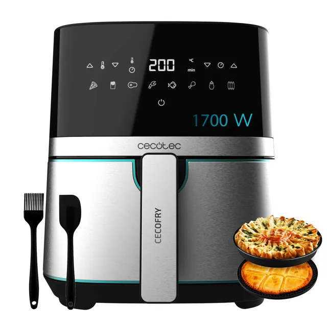 cecotec-cecofry-full-inox-5500-pro-hei-luftfritteuse-5-5-l-zubeh-r image 1