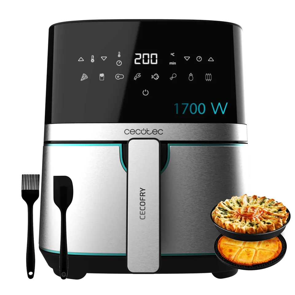 cecotec-cecofry-full-inox-5500-pro-hei-luftfritteuse-5-5-l-zubeh-r image 1