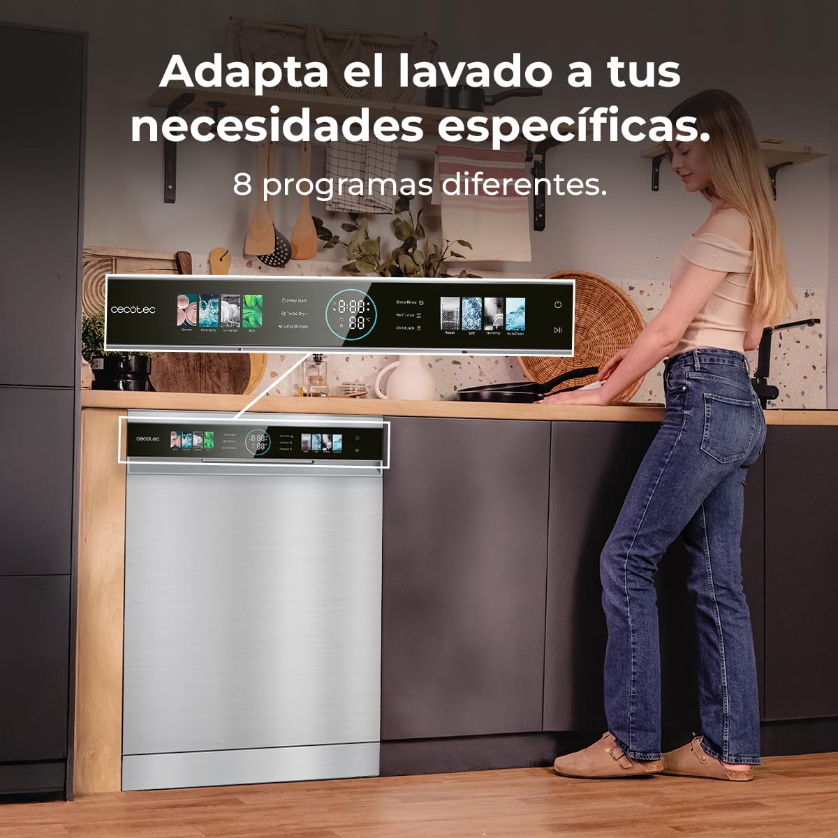cecotec-bolero-aguazero-6320-geschirrsp-ler-60-cm-inox-15-gedecke image 5