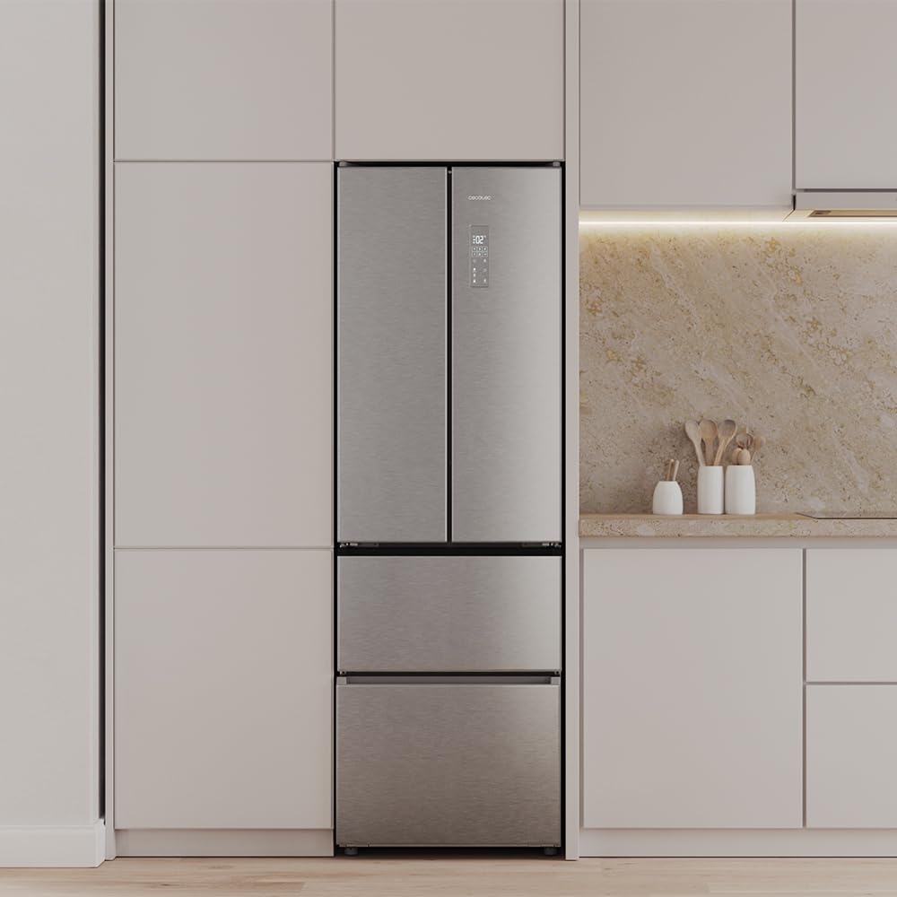 cecotec-coolmarket-f2d-395-k-hlschrank-395l-edelstahl-no-frost image 4