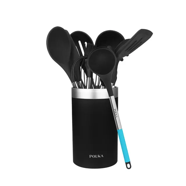cecotec-polka-platinum-thunder-k-chenhelfer-set-9-tlg-silikon-schwarz image 1
