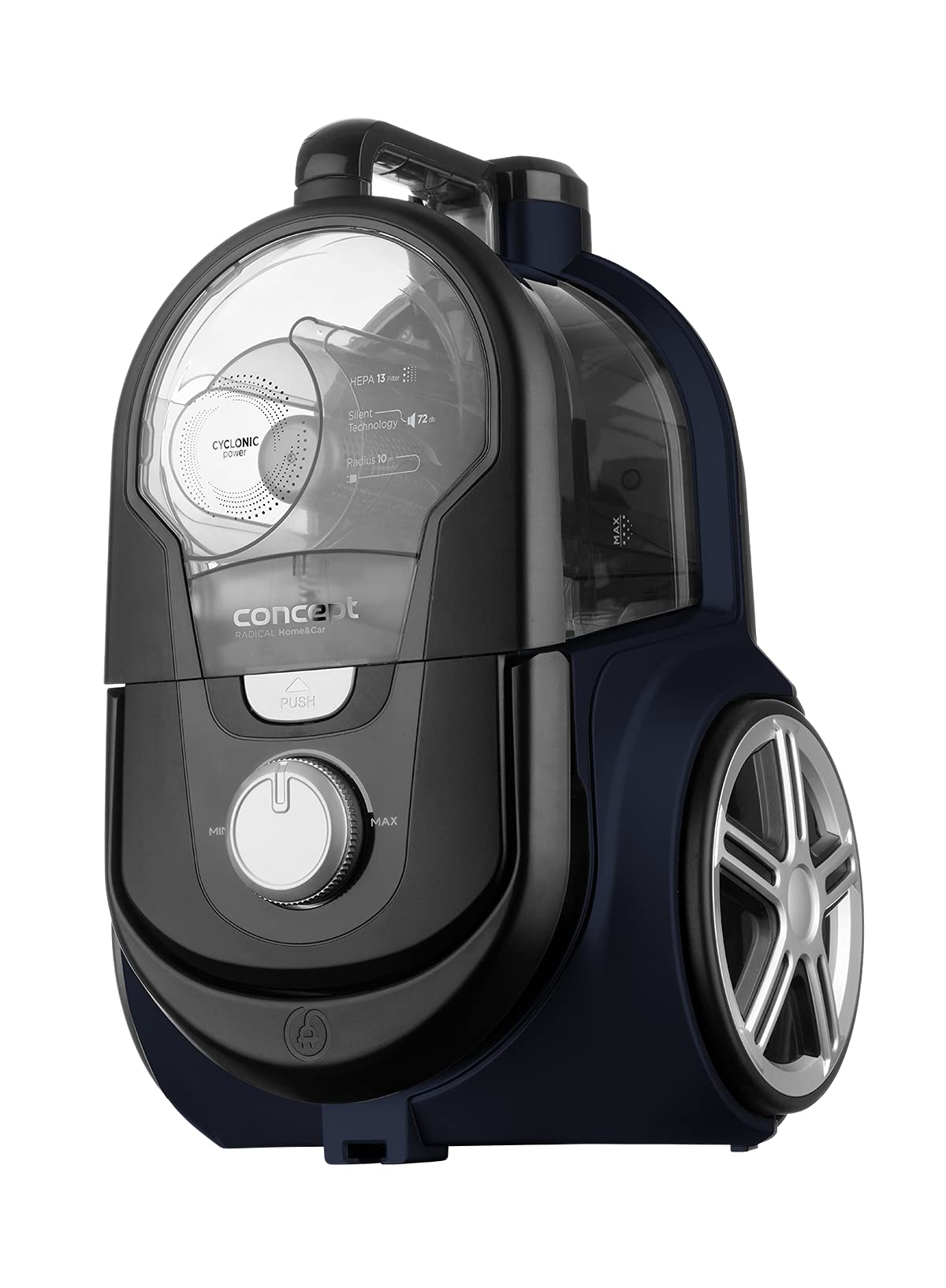 concept-vp5241-radical-staubsauger-beutellos-schwarz-auto image 2