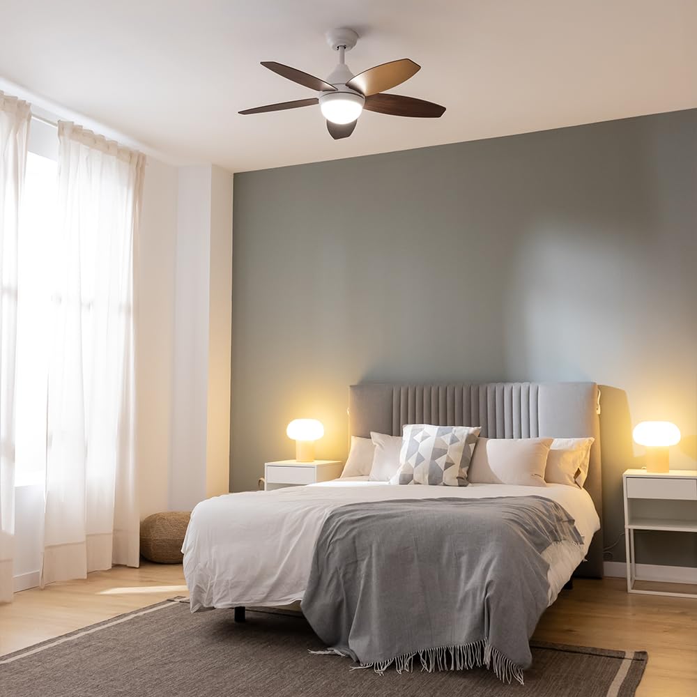 cecotec-aero-4200-deckenventilator-dunkelbraun-wei-106-cm-led image 3