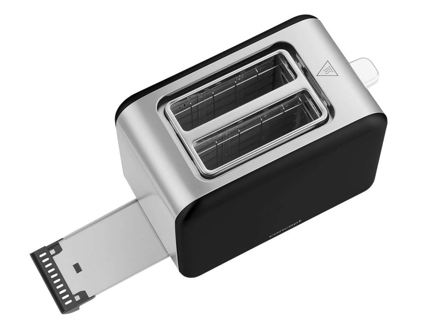 concept-te2052-toaster-schwarz-matt-2-scheiben-36-mm image 4