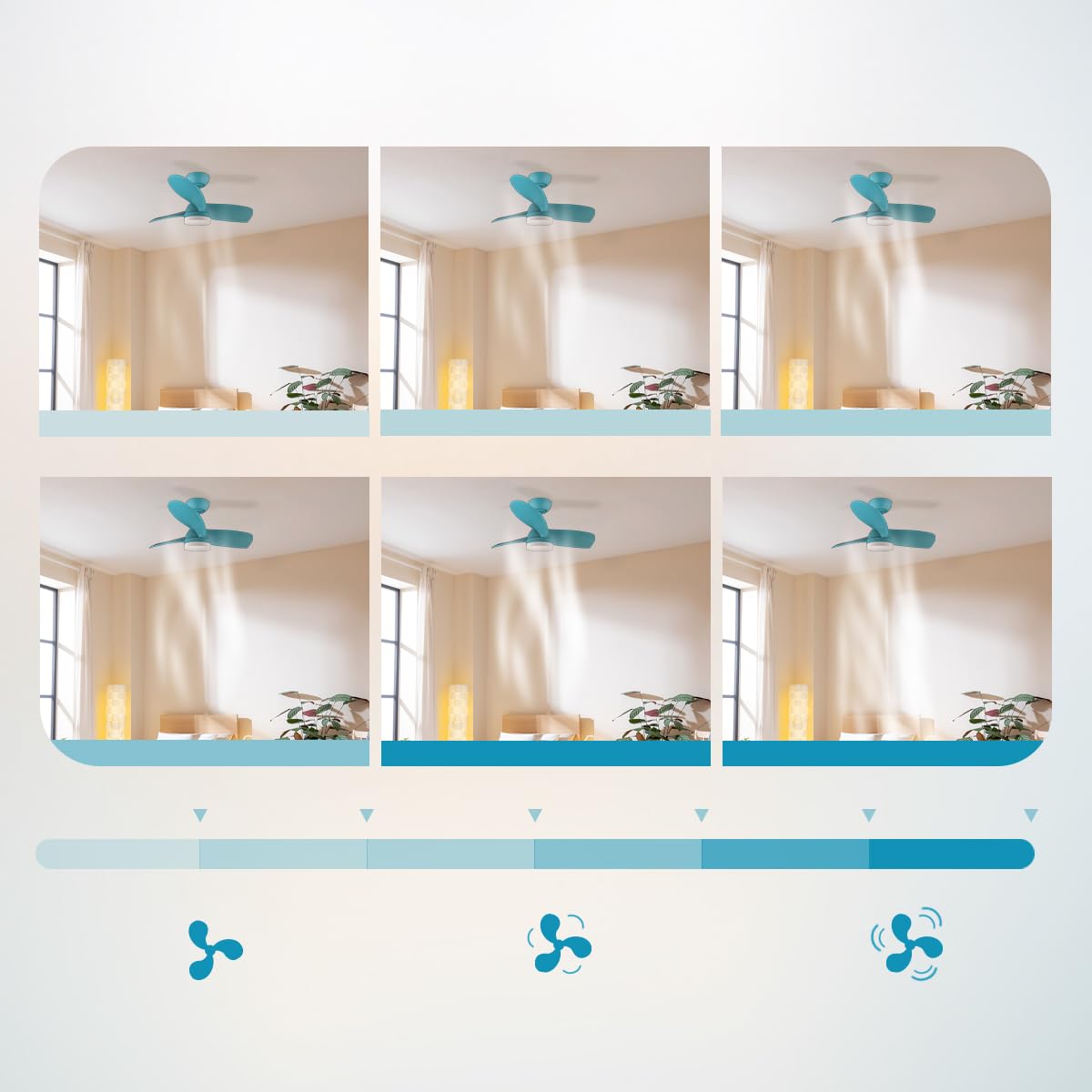 cecotec-aero-3050-sky-deckenventilator-36-zoll-blau-mit-led image 7