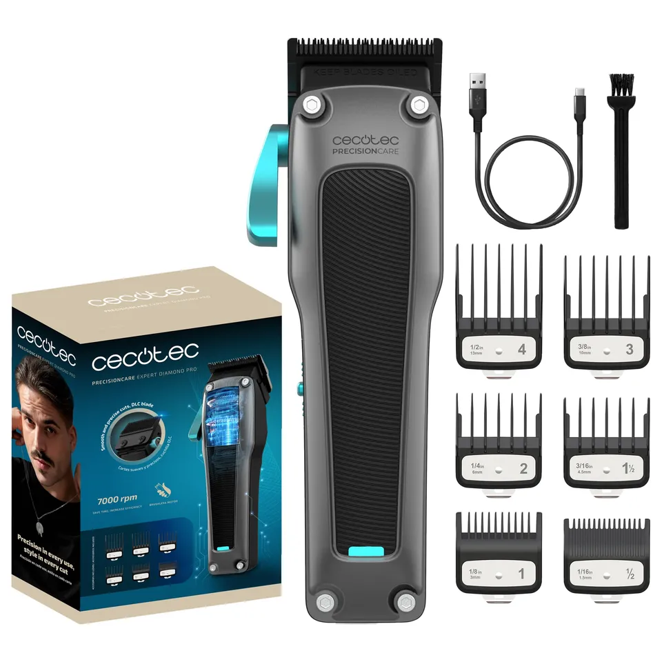 cecotec-precisioncare-diamond-pro-haarschneider-akku-alu image 1