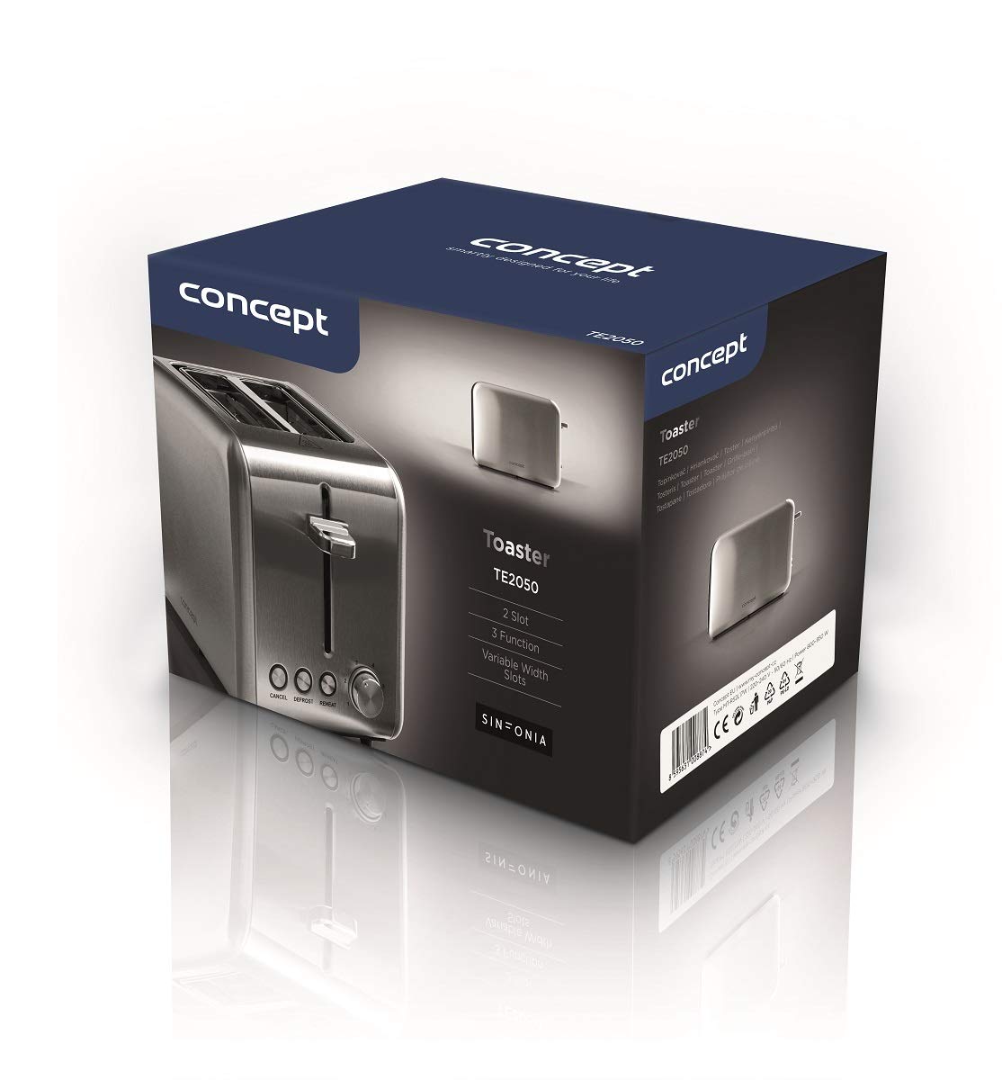 concept-te2050-toaster-2-scheiben-edelstahl-950-w image 7
