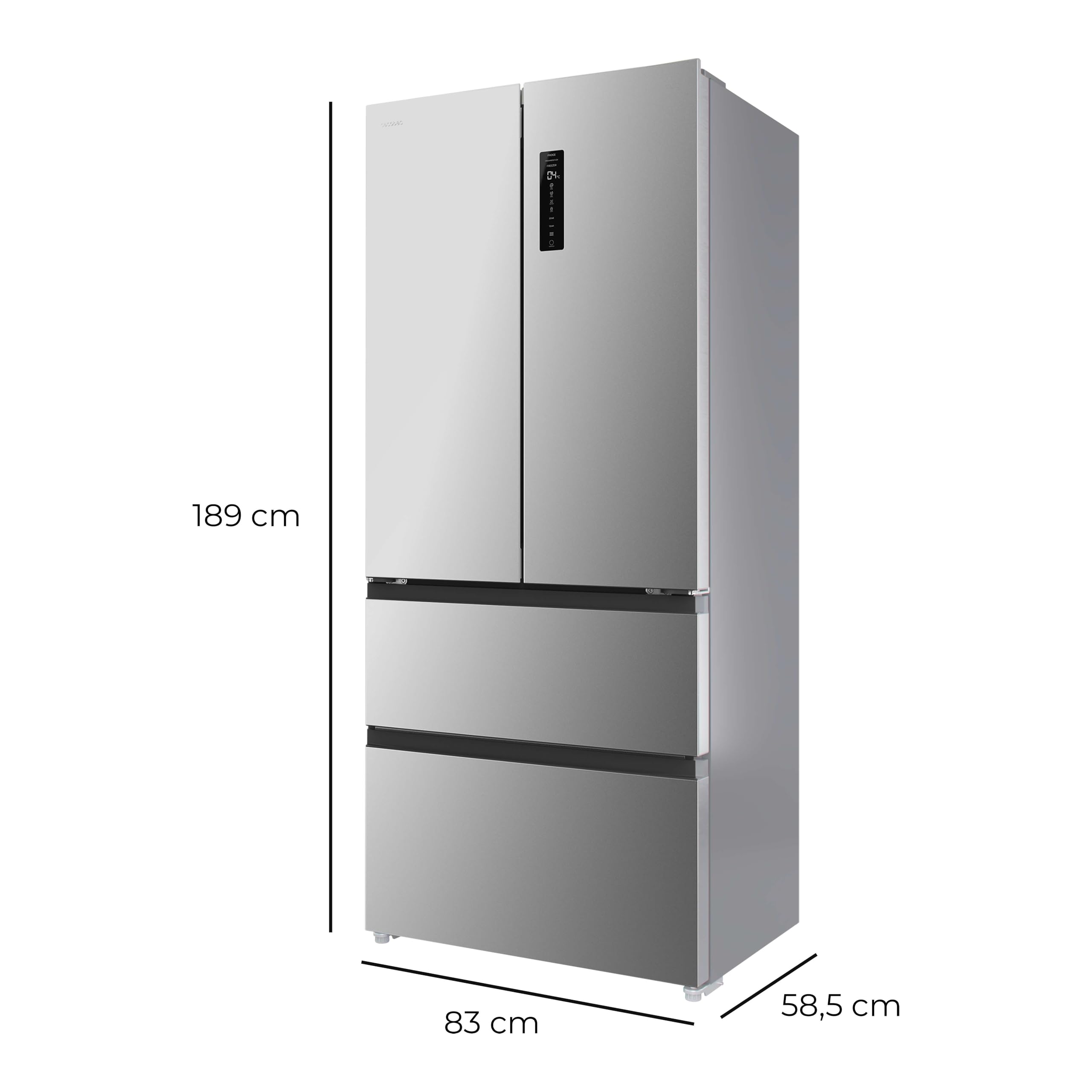 cecotec-bolero-coolmarket-f2d-458-french-door-k-hlschrank-458-l image 2