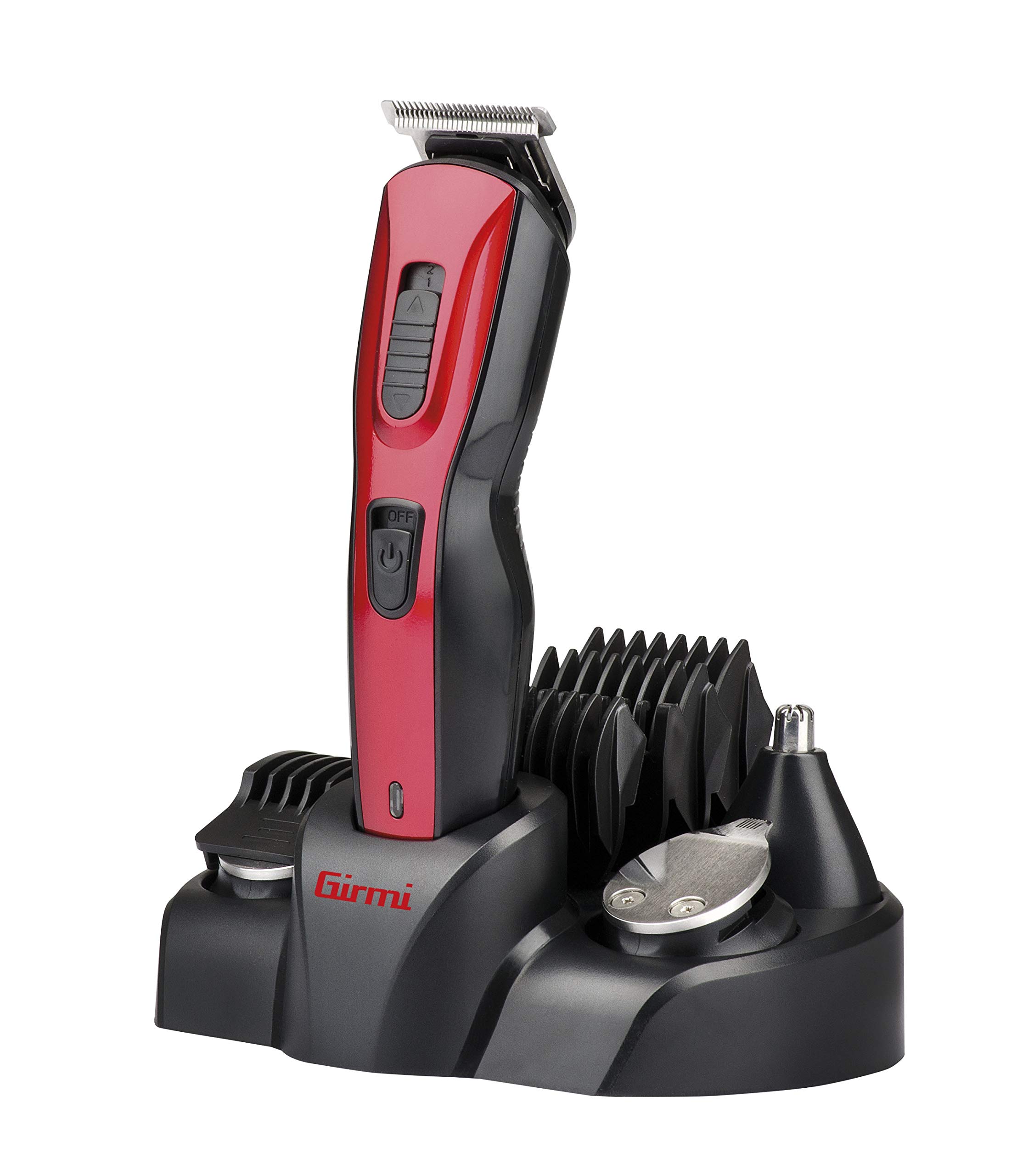 girmi-rc3000-5in1-gesichts-und-k-rpertrimmer-rot-akku image 2