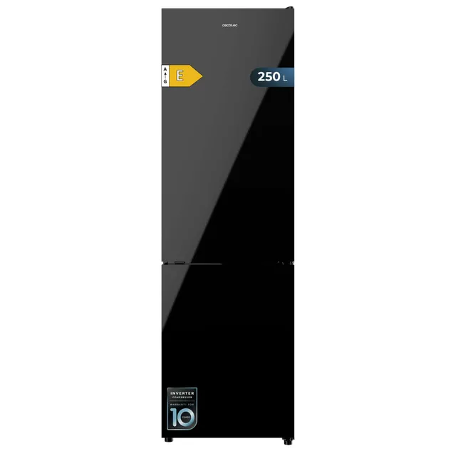 cecotec-bolero-coolmarket-combi-250-k-hlschrank-black-glass-e image 1