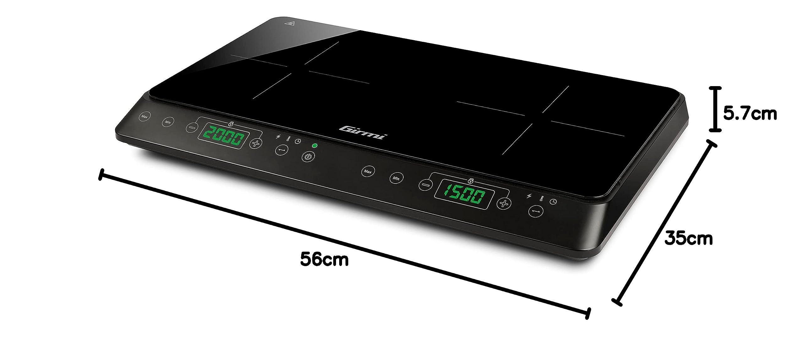 girmi-pi51-doppel-induktionsplatte-3500-w-schwarz image 5