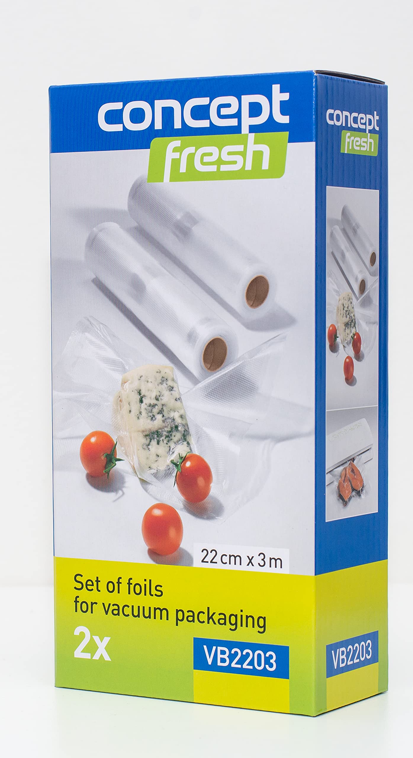 concept-vb2203-vakuumfolien-set-2-rollen-22cmx3m image 1