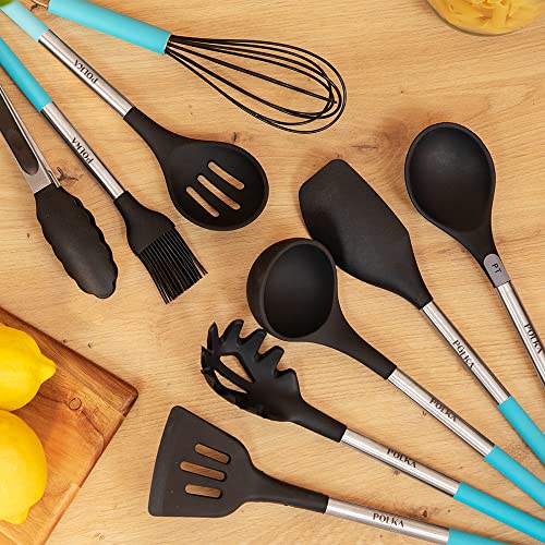 cecotec-polka-platinum-thunder-k-chenhelfer-set-9-tlg-silikon-schwarz image 8