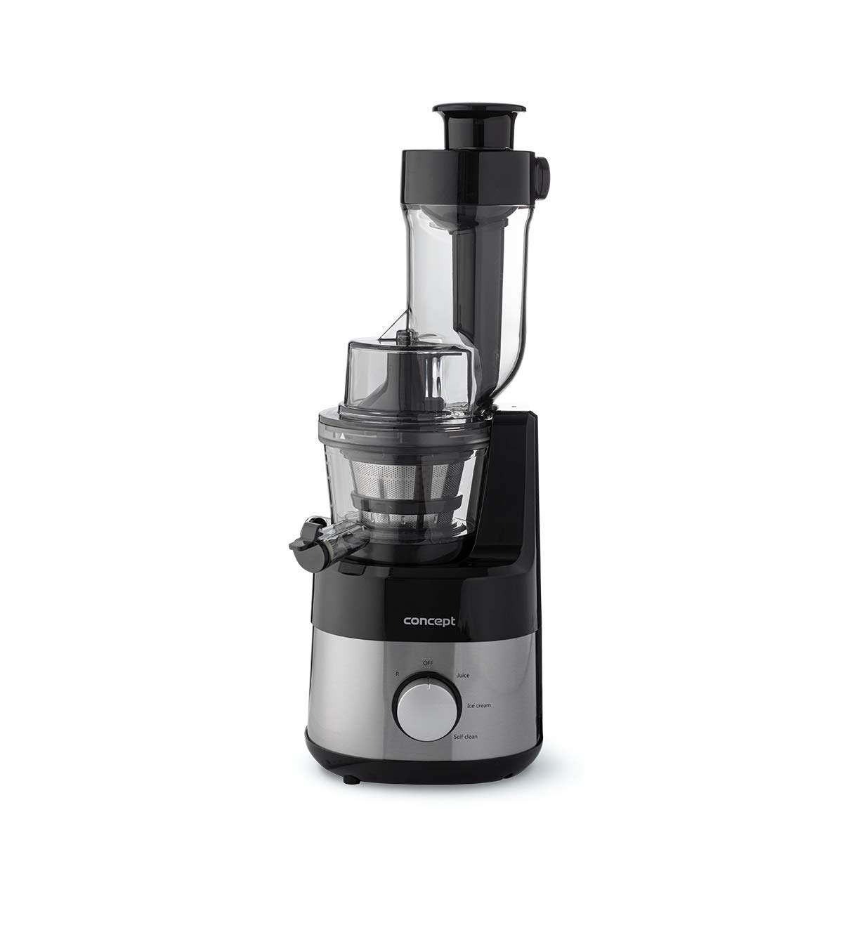 concept-lo7080-slow-juicer-entsafter-200w-schwarz-edelstahl image 3